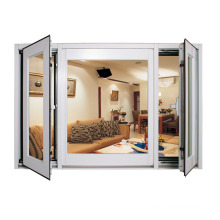 European standards thermal break double laminated glazed swing opening casement window hopo aluminum window